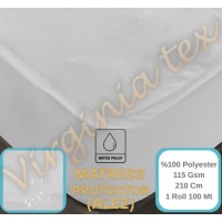 Material Protectie Saltea Impermeabil Engros –Polyester, 210 cm Latime, Rola 100 ml